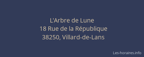 L'Arbre de Lune