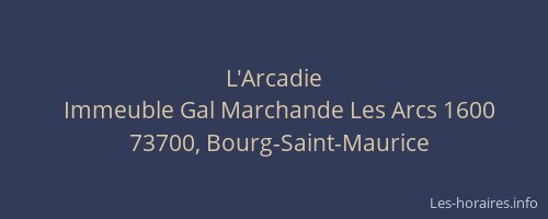 L'Arcadie