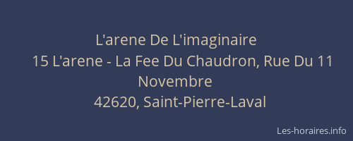 L'arene De L'imaginaire