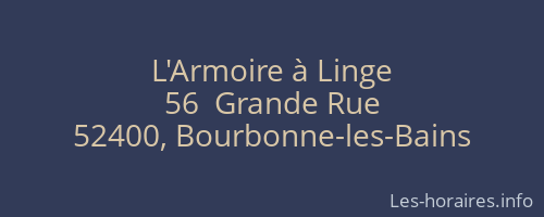 L'Armoire à Linge