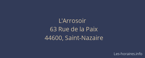 L'Arrosoir