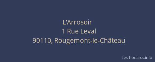 L'Arrosoir