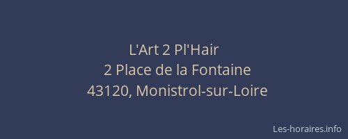 L'Art 2 Pl'Hair