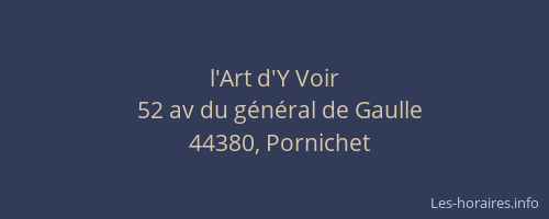 l'Art d'Y Voir