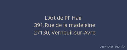 L'Art de Pl' Hair