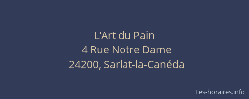 L'Art du Pain
