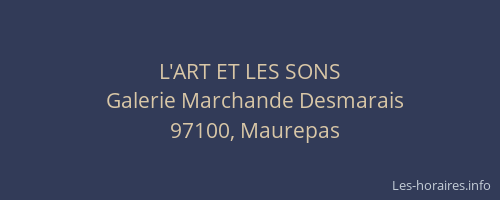 L'ART ET LES SONS