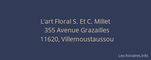 L'art Floral S. Et C. Millet