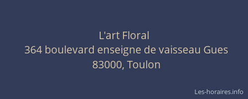 L'art Floral