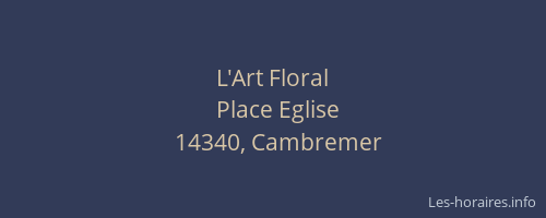 L'Art Floral