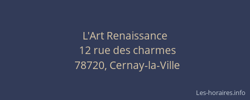 L'Art Renaissance