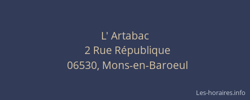 L' Artabac