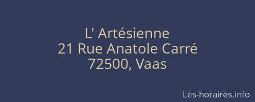 L' Artésienne