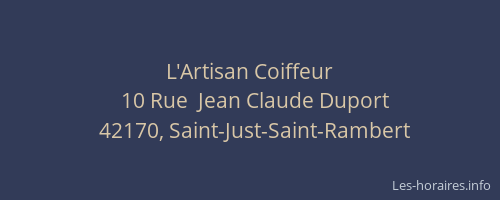 L'Artisan Coiffeur
