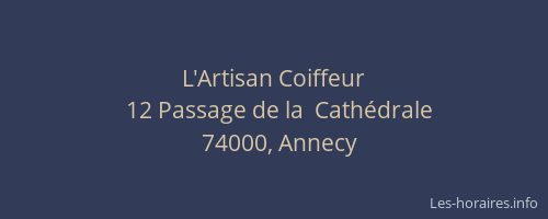 L'Artisan Coiffeur