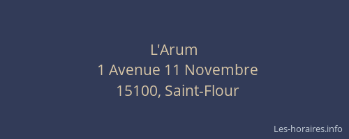 L'Arum