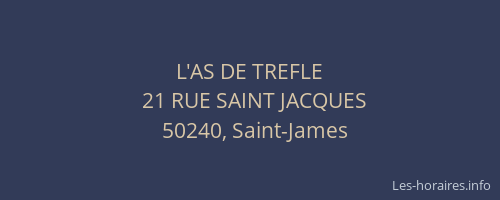 L'AS DE TREFLE
