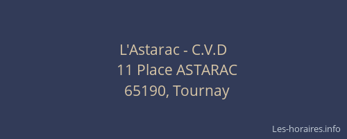 L'Astarac - C.V.D