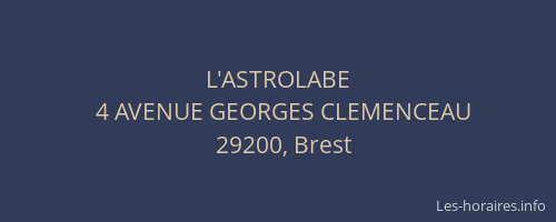 L'ASTROLABE