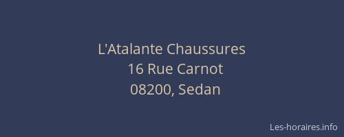 L'Atalante Chaussures