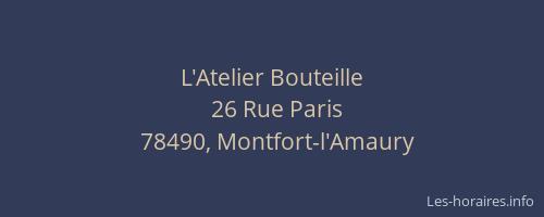 L'Atelier Bouteille