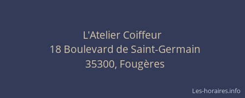 L'Atelier Coiffeur
