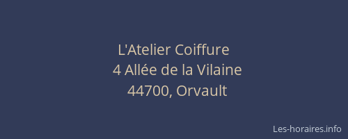 L'Atelier Coiffure