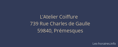 L'Atelier Coiffure