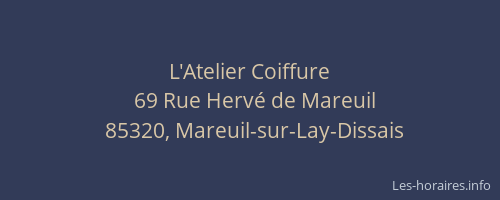 L'Atelier Coiffure