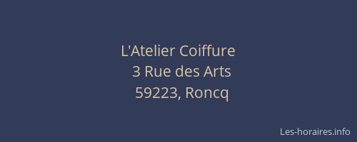 L'Atelier Coiffure