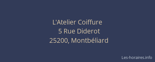 L'Atelier Coiffure