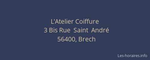 L'Atelier Coiffure