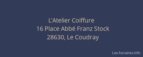 L'Atelier Coiffure