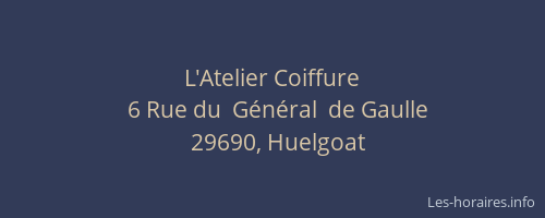 L'Atelier Coiffure