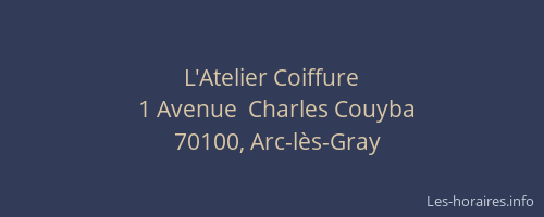 L'Atelier Coiffure