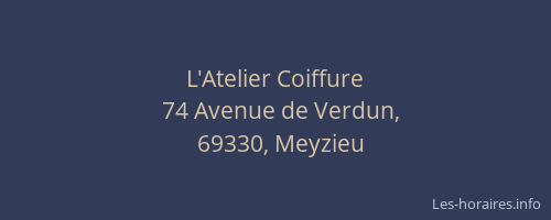 L'Atelier Coiffure