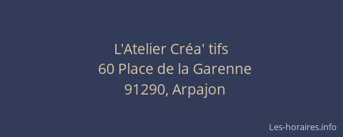 L'Atelier Créa' tifs