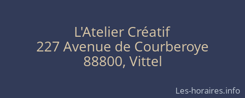 L'Atelier Créatif