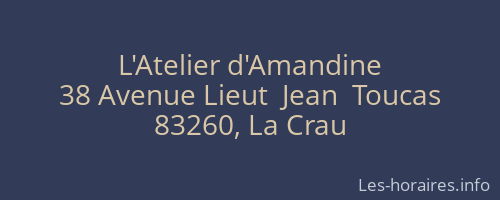 L'Atelier d'Amandine