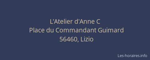 L'Atelier d'Anne C
