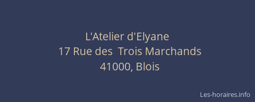 L'Atelier d'Elyane