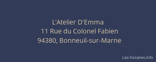 L'Atelier D'Emma