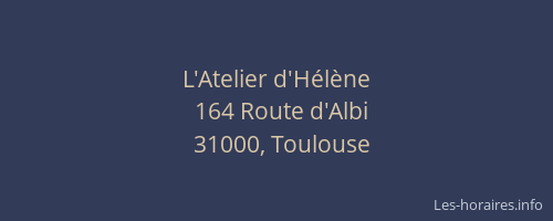 L'Atelier d'Hélène