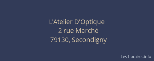 L'Atelier D'Optique