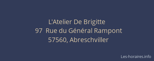 L'Atelier De Brigitte