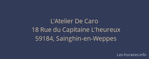 L'Atelier De Caro