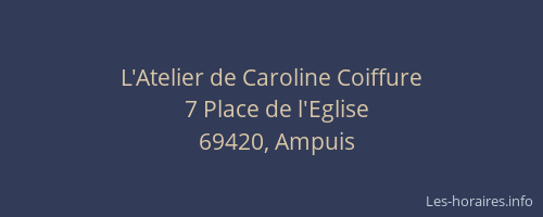 L'Atelier de Caroline Coiffure