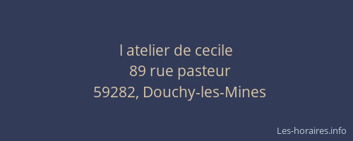 l atelier de cecile