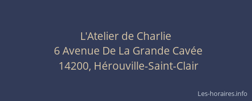 L'Atelier de Charlie