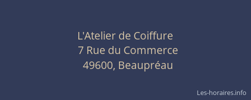 L'Atelier de Coiffure